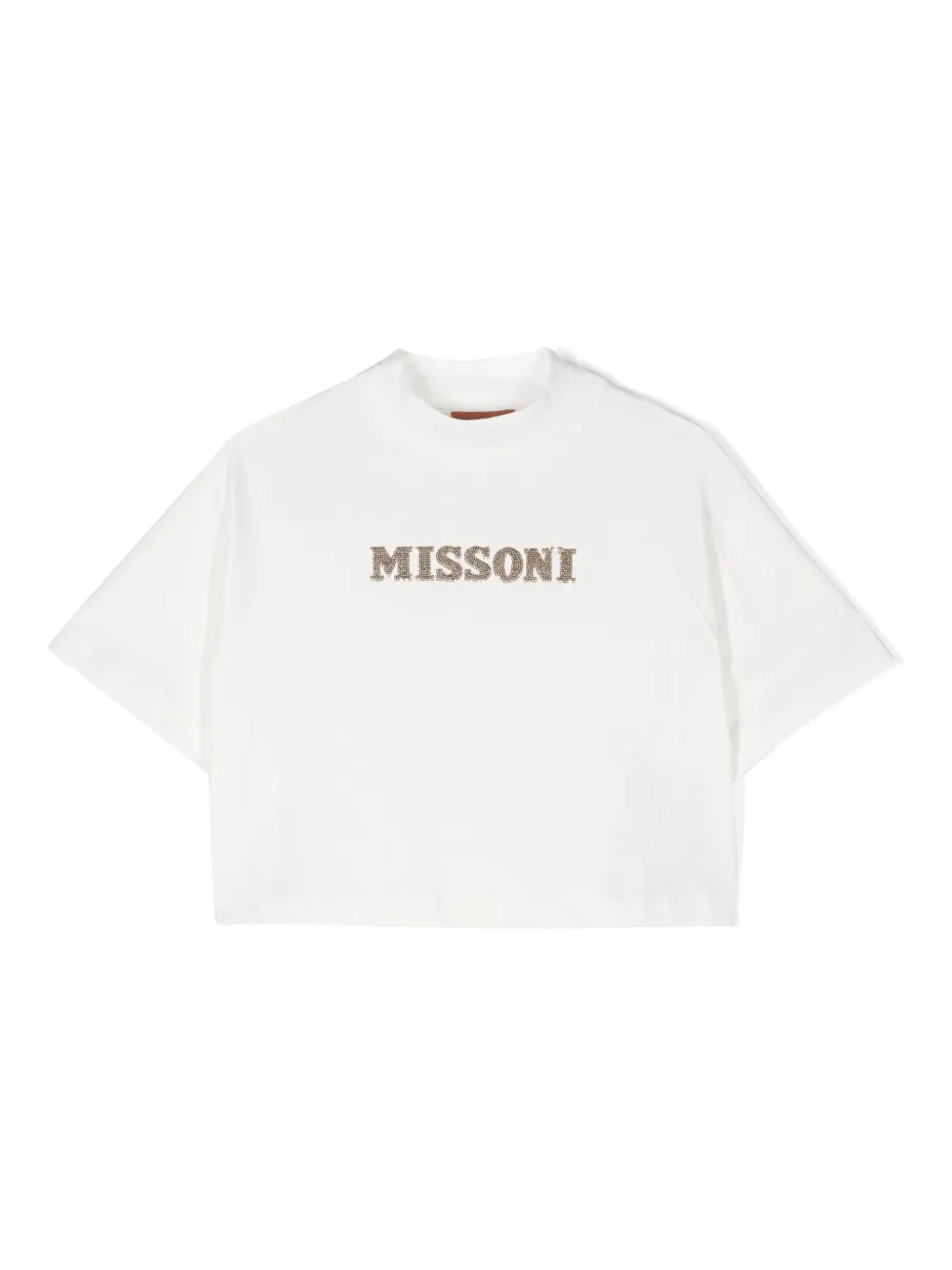 

Футболка с пайетками Missoni Kids, белый