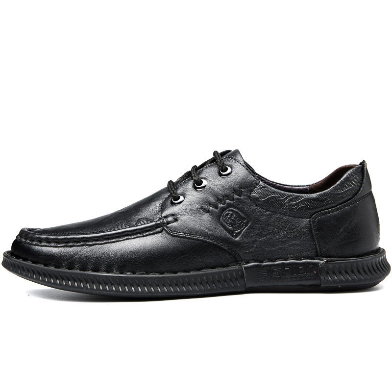 

LAORENTOU Мужские повседневные туфли с низким верхом, черные/коричневые