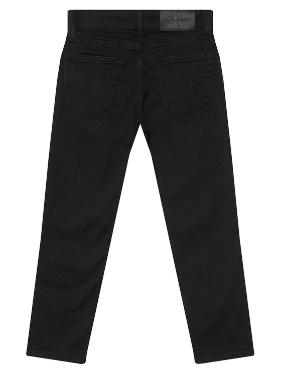 Джинсы straight fit Essential IB0IB02549 Calvin Klein Jeans, черный — фото 2