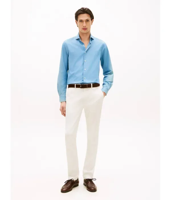 Брюки чинос Bleecker slim fit Tommy Hilfiger, экрю — фото 2