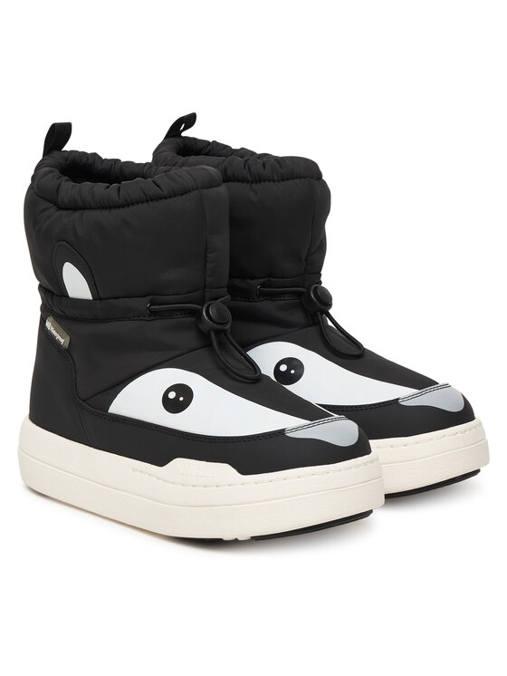 Сапоги для снега Mb Jr Park Tube Mid Animal Wp 80D3440100 D Moon Boot, черный — фото 2