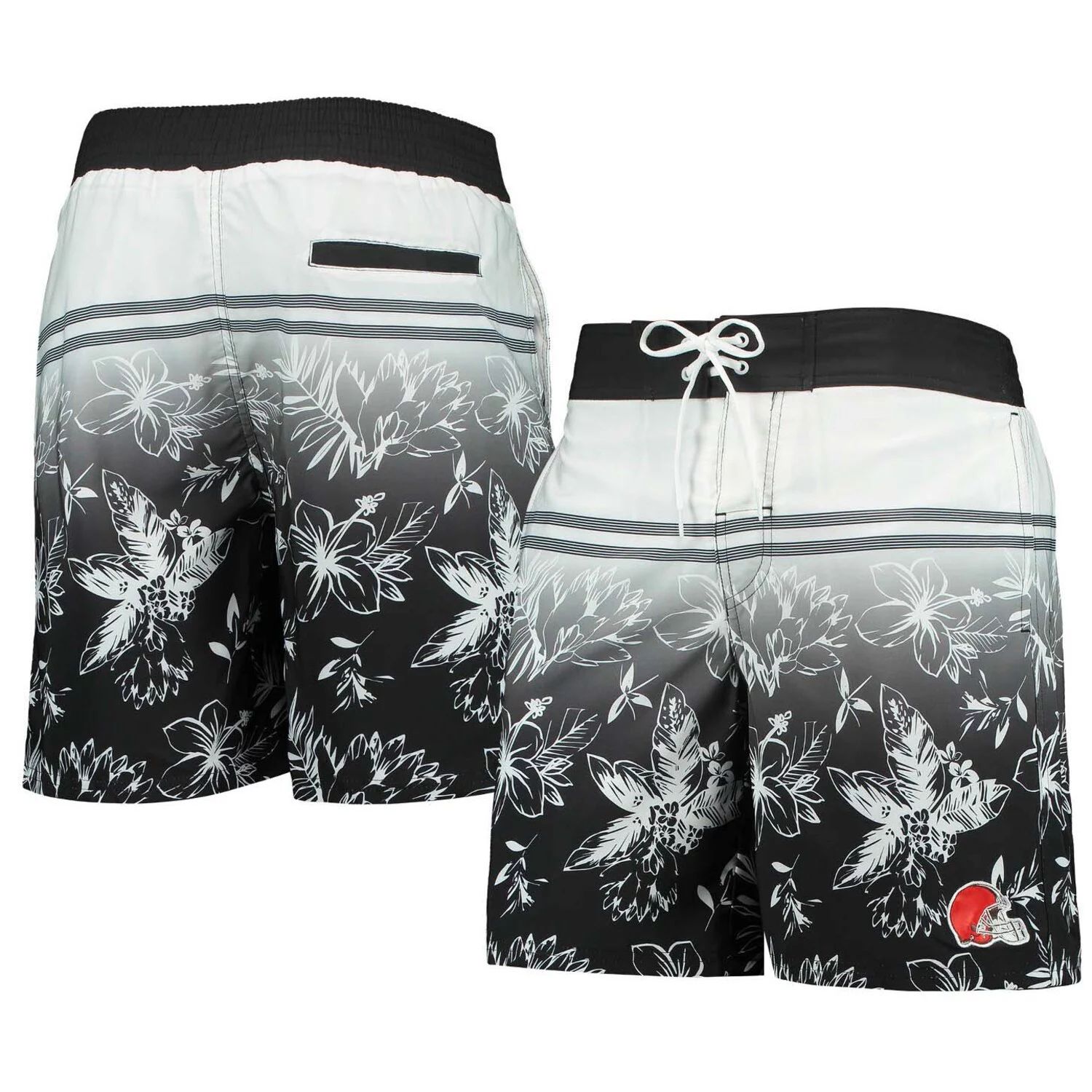 

Мужские спортивные шорты Carl Banks Black Cleveland Browns Island Volley Swim Shorts G-III