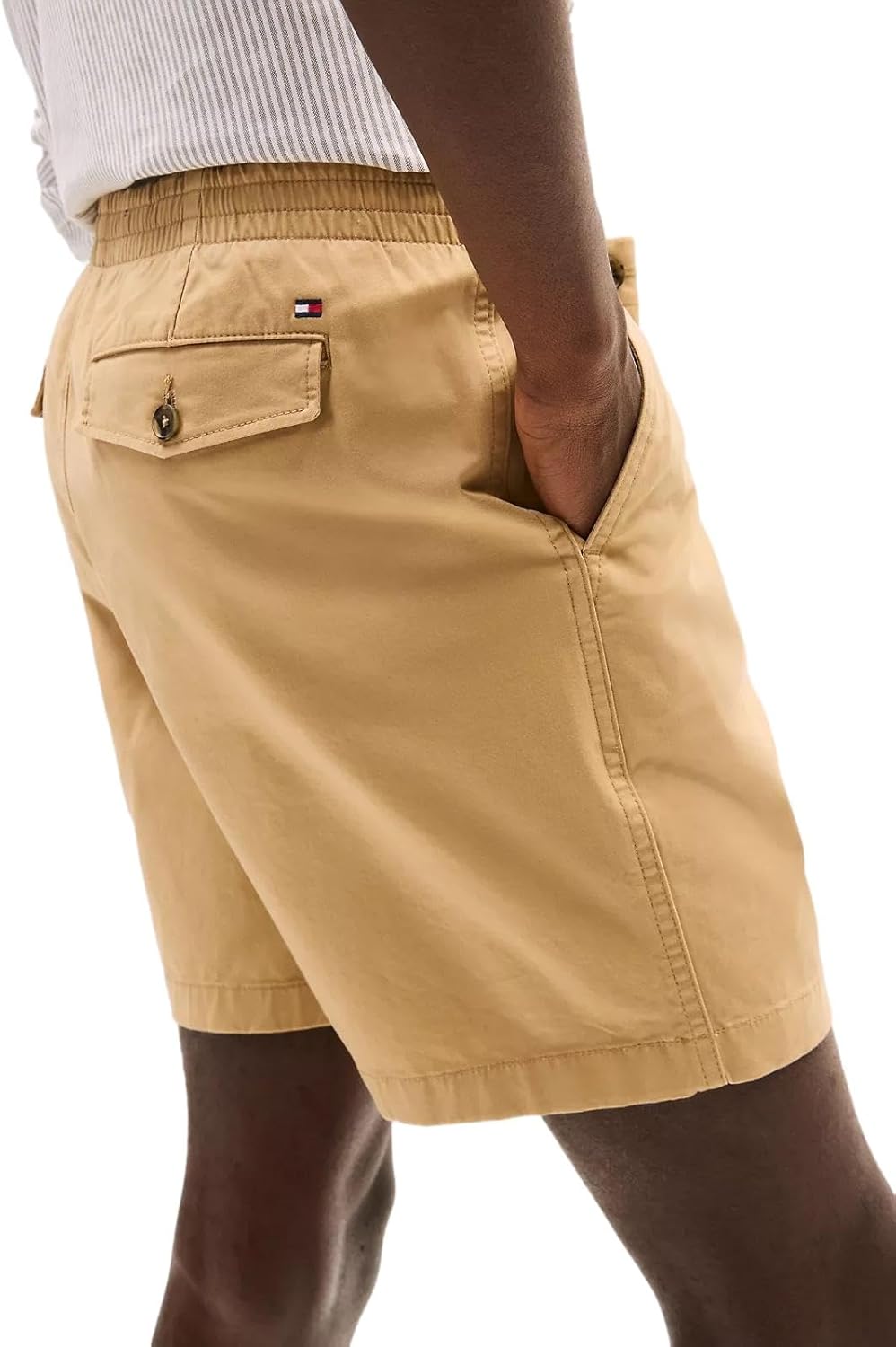 Мужские шорты Tommy Hilfiger Regular Fit Flex-Tommy, коллекция 2024, 40, Classic Khaki (Pull-On) — фото 3