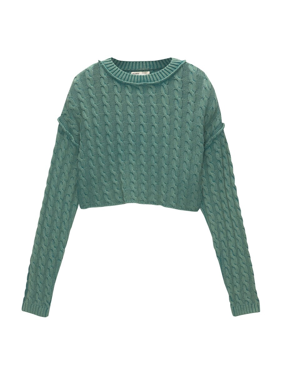 

Свитер Pull&Bear, зеленый