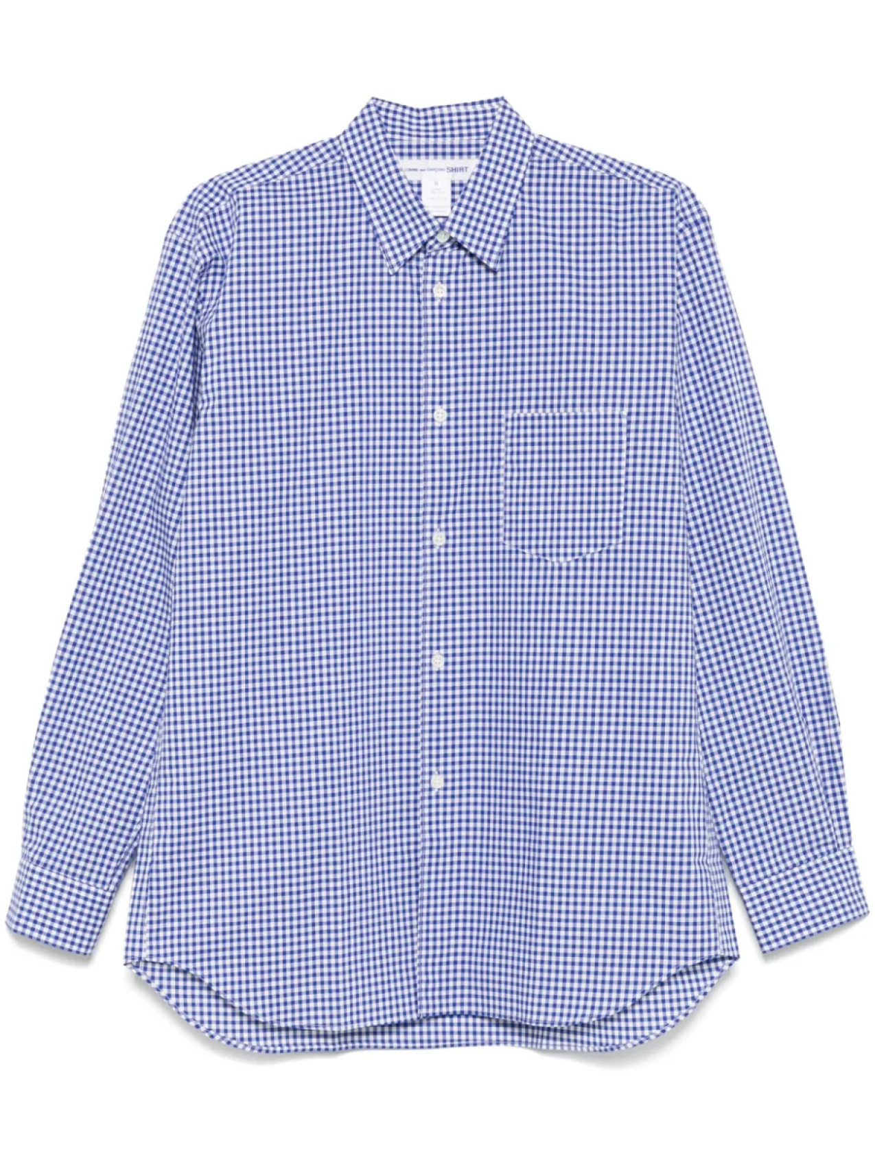 

Рубашка в клетку Comme Des Garçons Shirt, синий