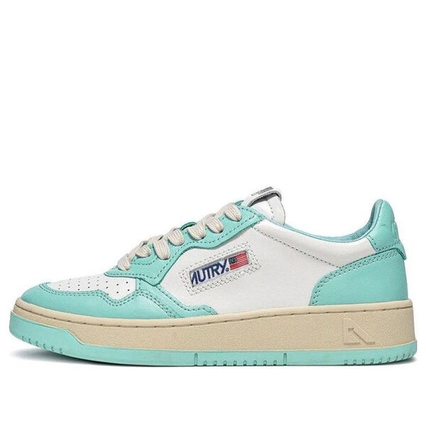 Кроссовки medalist low top bicolor 'white teal' Autry, белый