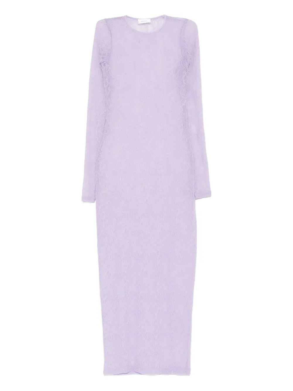 

Кружевное миди-платье с длинными рукавами Wardrobe.Nyc, фиолетовый