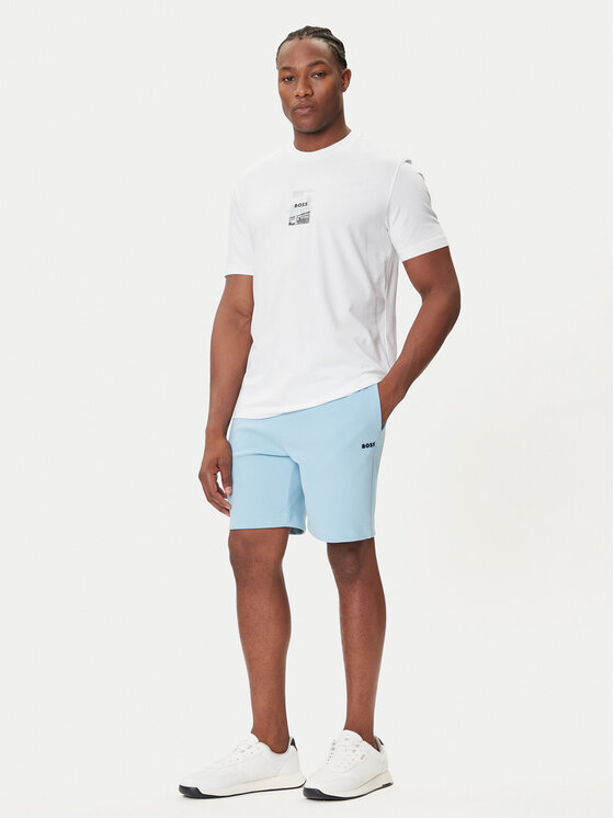 Футболка relaxed fit Photoprint 50545869 Boss, белый — фото 2