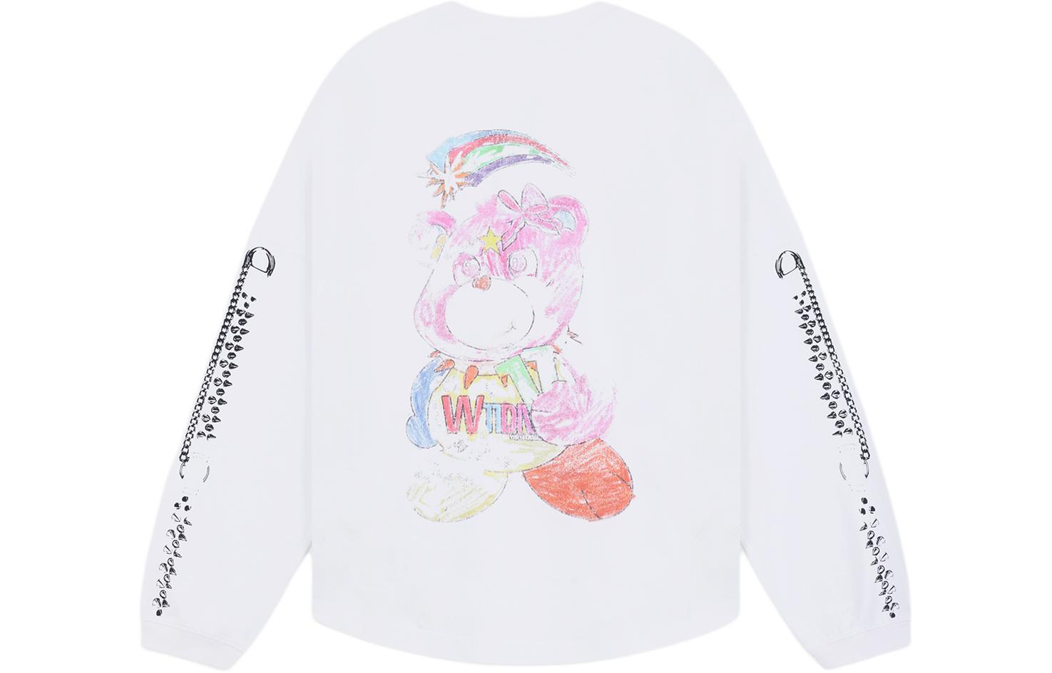 

Футболка унисекс белая SS24 WE11DONE