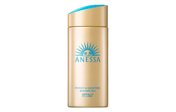 ANESSA Крем для лица с солнцезащитным фильтром Little Golden Bottle Golden Brilliance Extra Care, 90ml-2024 Model