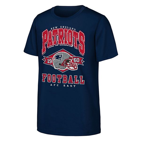 Футболка youth navy new england patriots kick off Outerstuff — фото 2