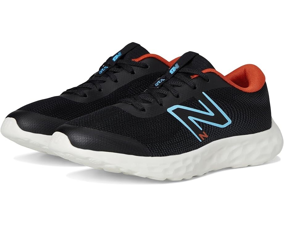 

Кроссовки New Balance Kids 520v8, цвет Black/Team Sky Blue