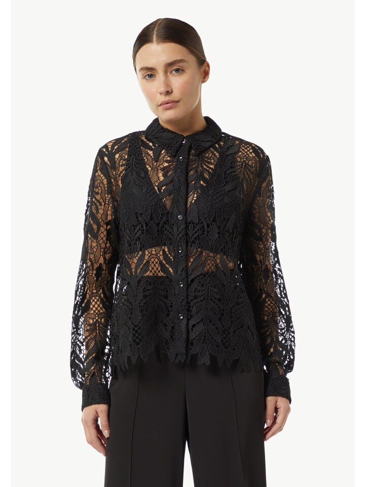 

Блуза comma Bluse langarm, черный