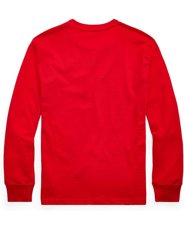 Лонгслив Polo Ralph Lauren Kids Cotton Jersey Long Sleeve Tee, цвет RL 2000 Red — фото 2