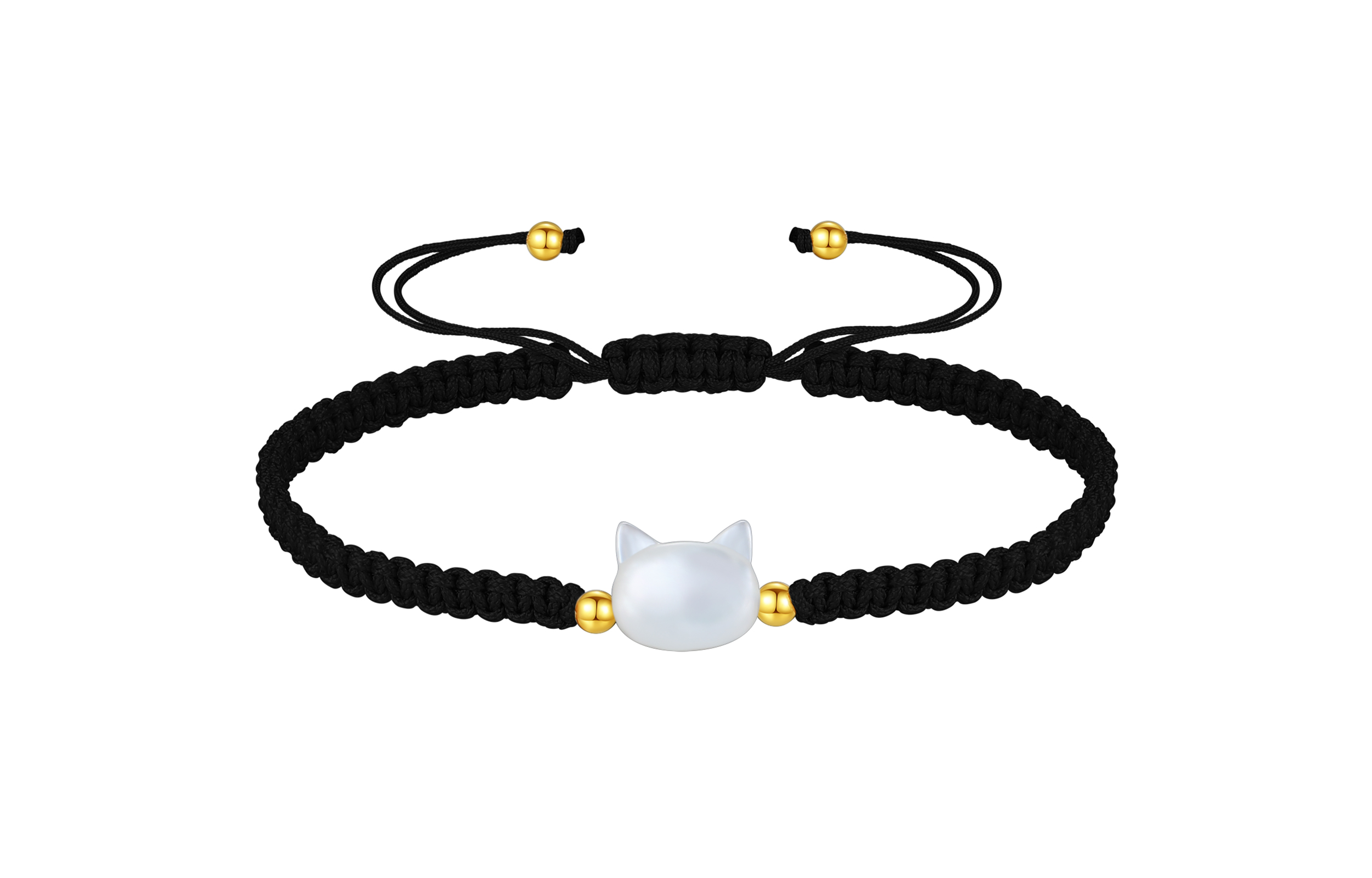 

Браслет на шнурке унисекс CLARKIA FLOWER, белый