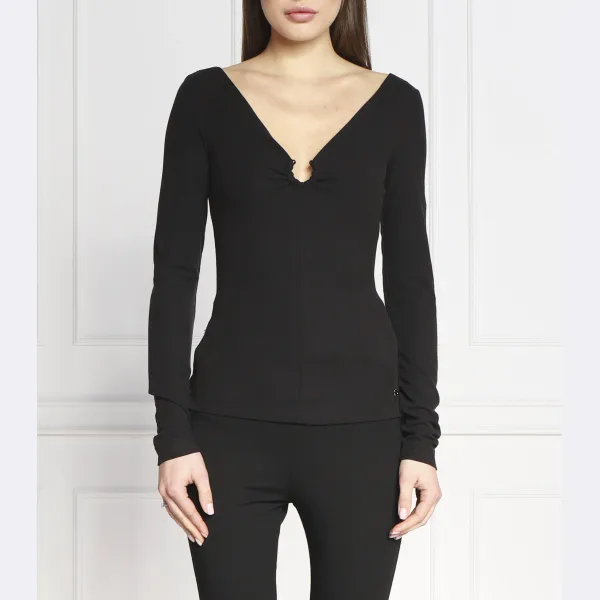

Блузка приталенного кроя Lara Guess, черный