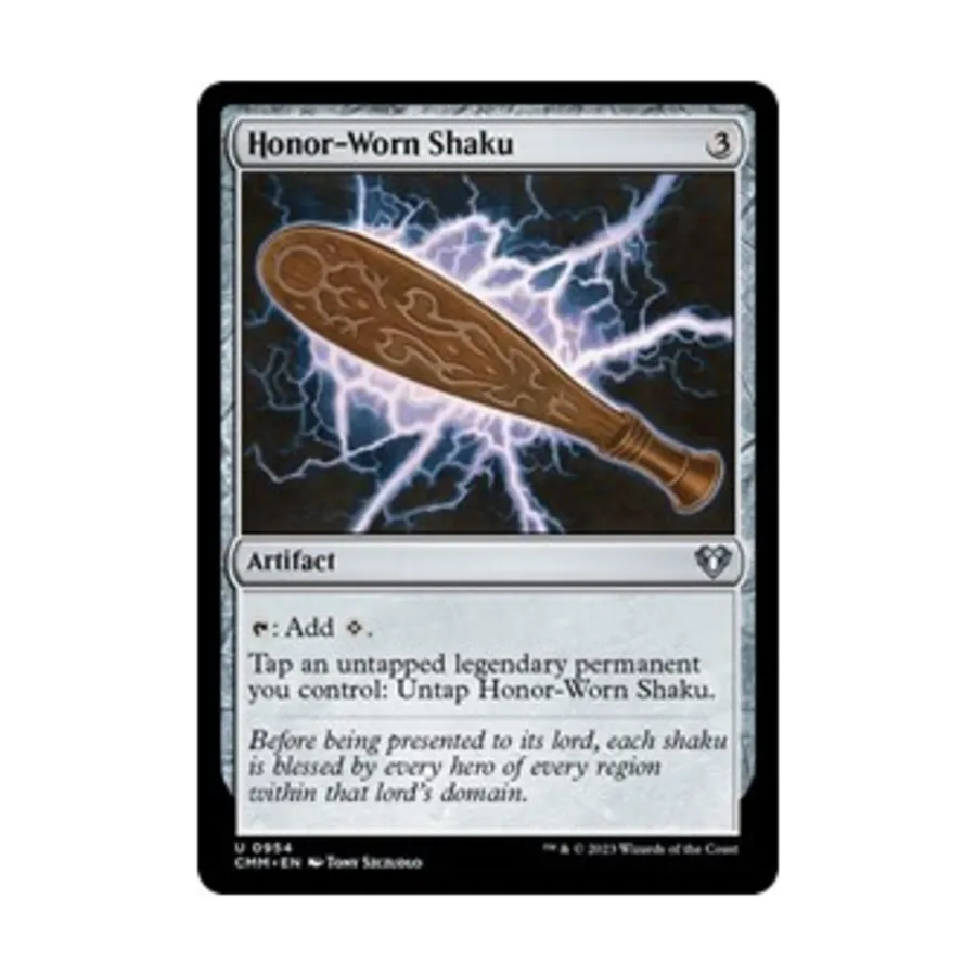 

CCG Поношенный честью Шаку (U), MTG - Commander Masters