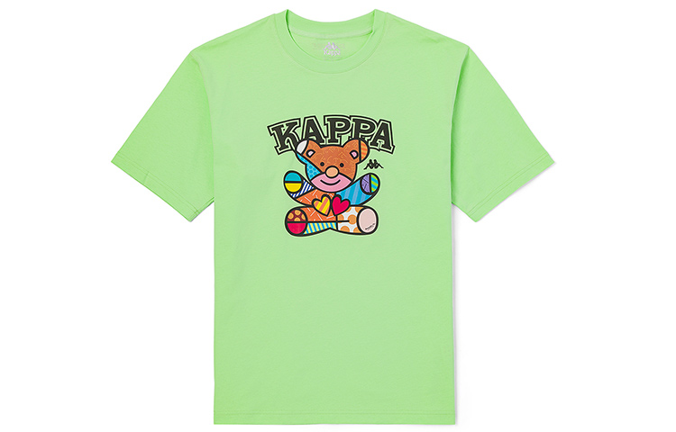 

Футболка с заниженной линией плеча Britto унисекс Kappa, Dark Shadow Gray
