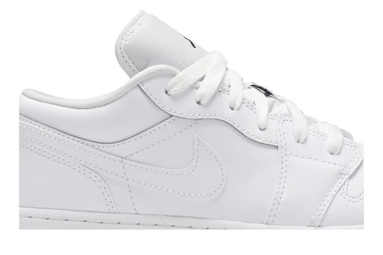 Кроссовки Air Jordan Air Jordan 1 Low GS 'White Black', белый — фото 3