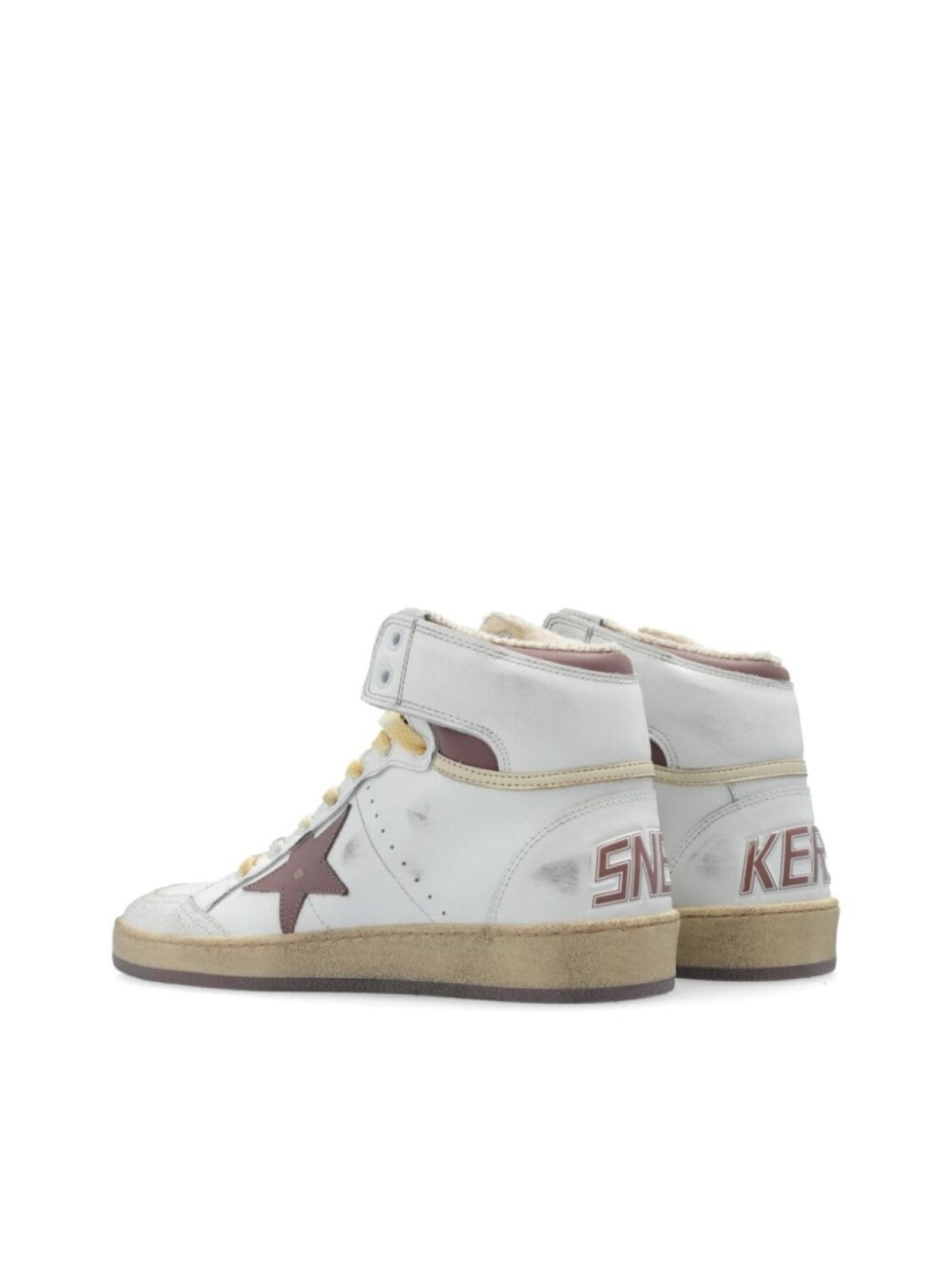 Golden Goose кроссовки со звездной нашивкой, белый — фото 4