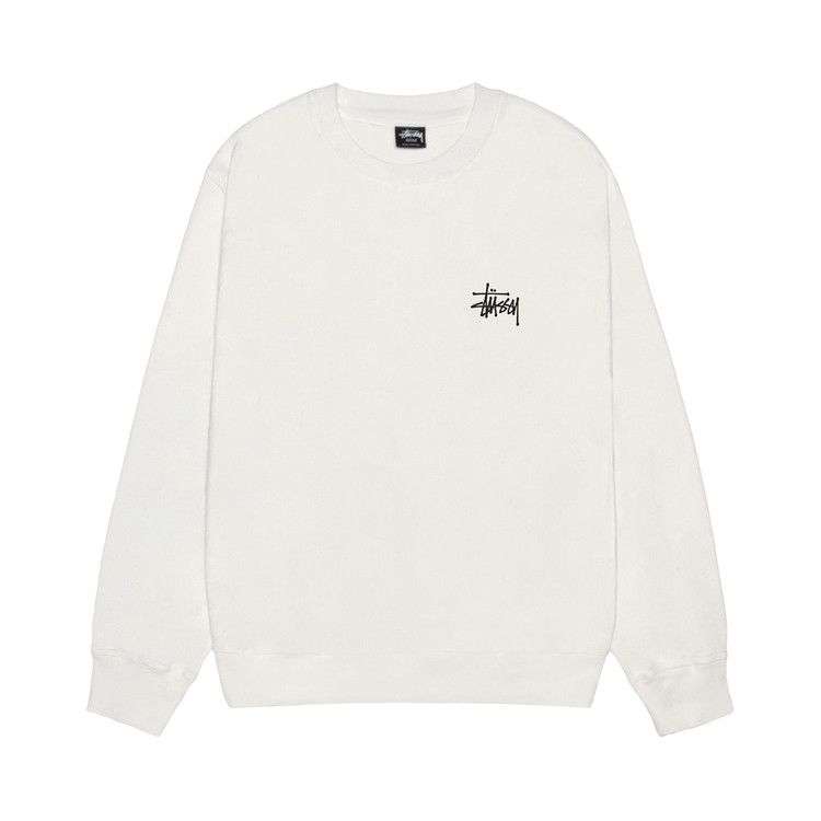 

Свитер Stussy Basic Crew Pigment Dyed, Natural