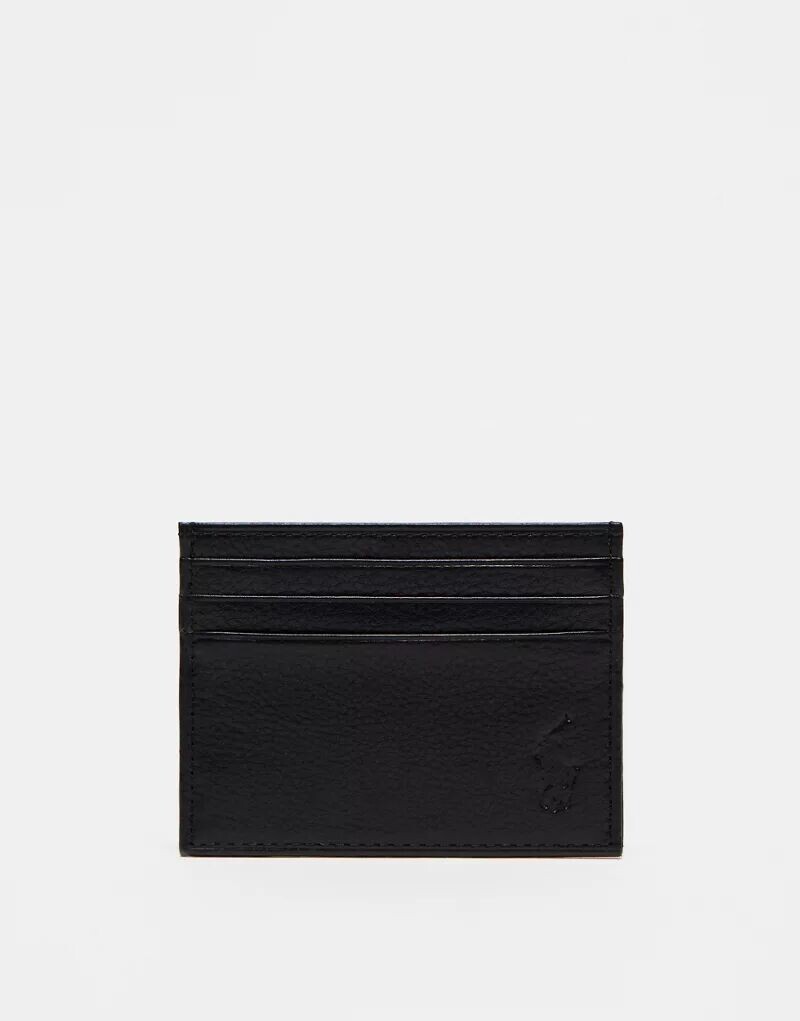 

Черная визитница с несколькими отделениями Polo Ralph Lauren
