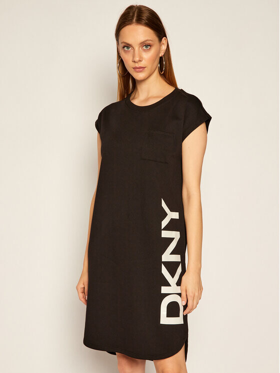 

Платье на каждый день, стандартного кроя Dkny, черный