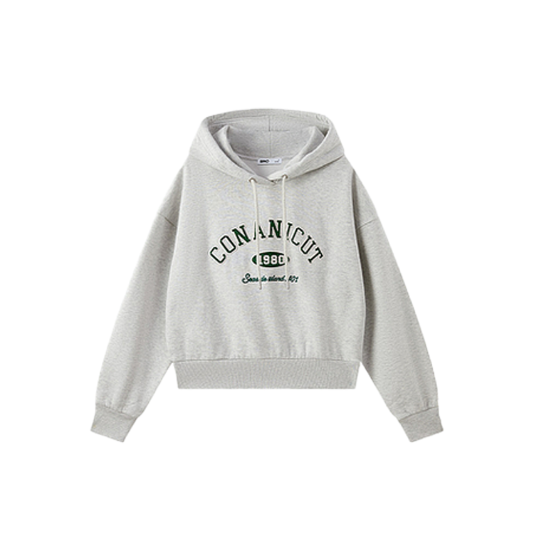 

Толстовка Women's Hooded Moderate SPAO, светло-heather серый