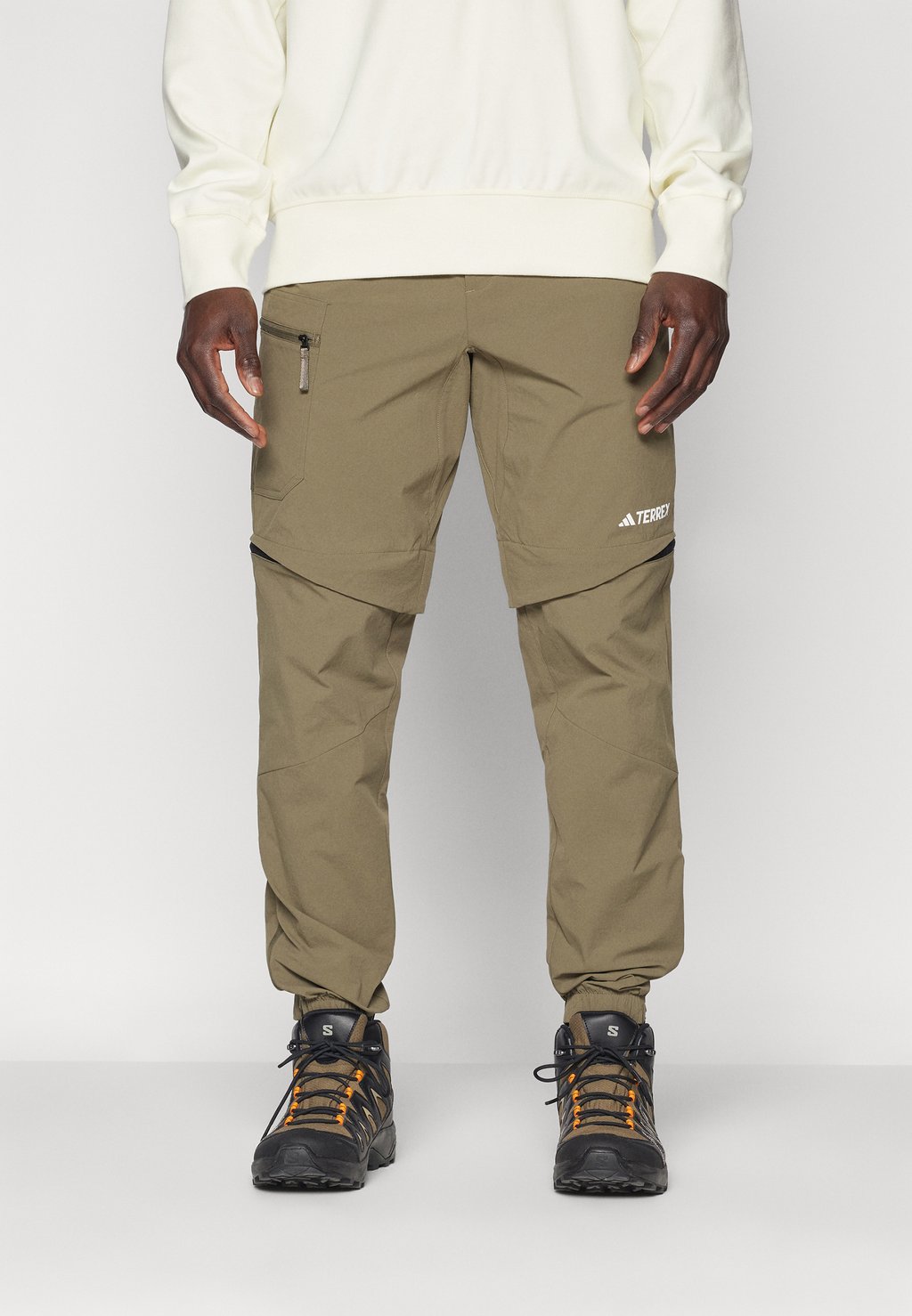 

Уличные брюки UTILITAS HIKING ZIP OFF PANTS Adidas Terrex, цвет olive strata