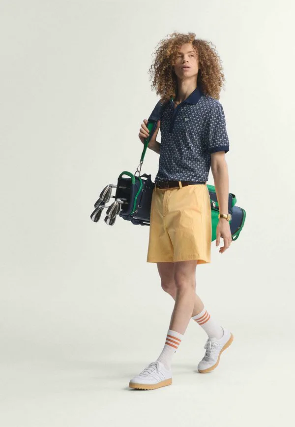 S nov aop поло рубашка Adidas Golf Originals, Night Indigo Chalk White — фото 2