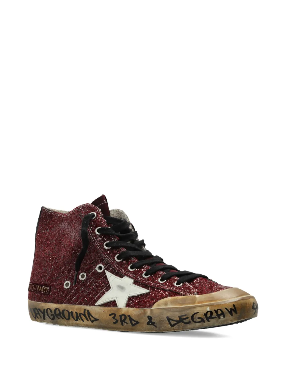 Кеды Francy Penstar Golden Goose, красный — фото 2
