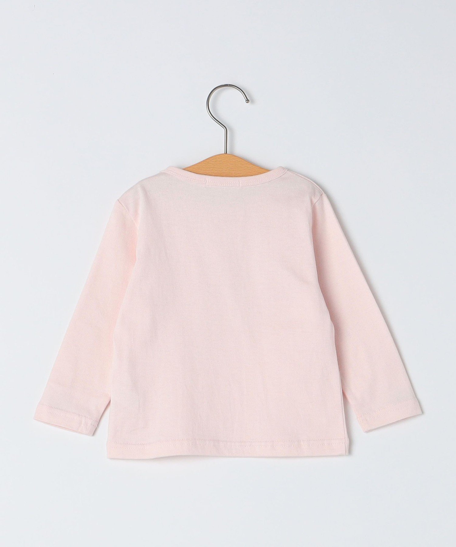 Детская балетная футболка с длинным рукавом, размер 80-90 см SHIPS KIDS, Light Pink — фото 2