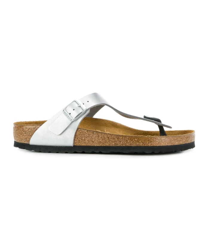 

Босоножки Giza с принтом бирко флора Birkenstock, серый