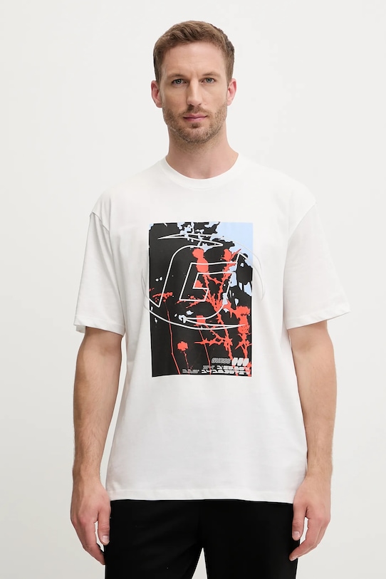 

Хлопковая футболка RINALDO Guess, белый