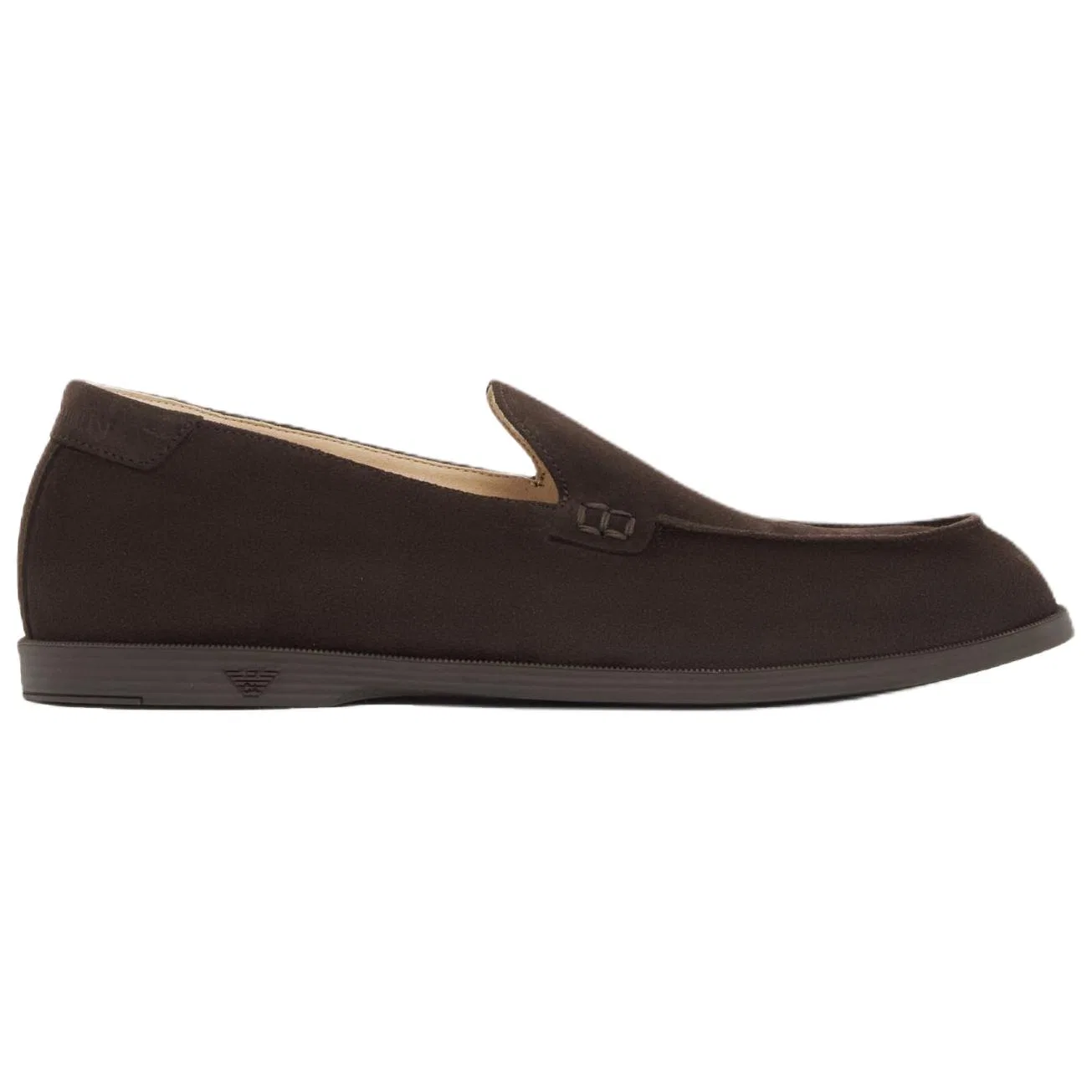 Casual кожаные туфли EMPORIO ARMANI мужские Ebony Brown — фото 3
