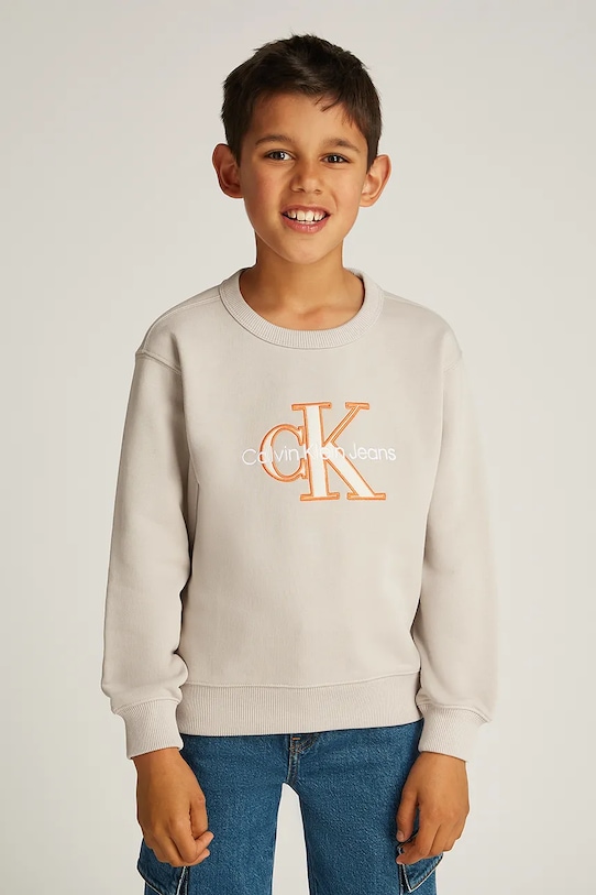 

Детская толстовка Calvin Klein Jeans, бежевый