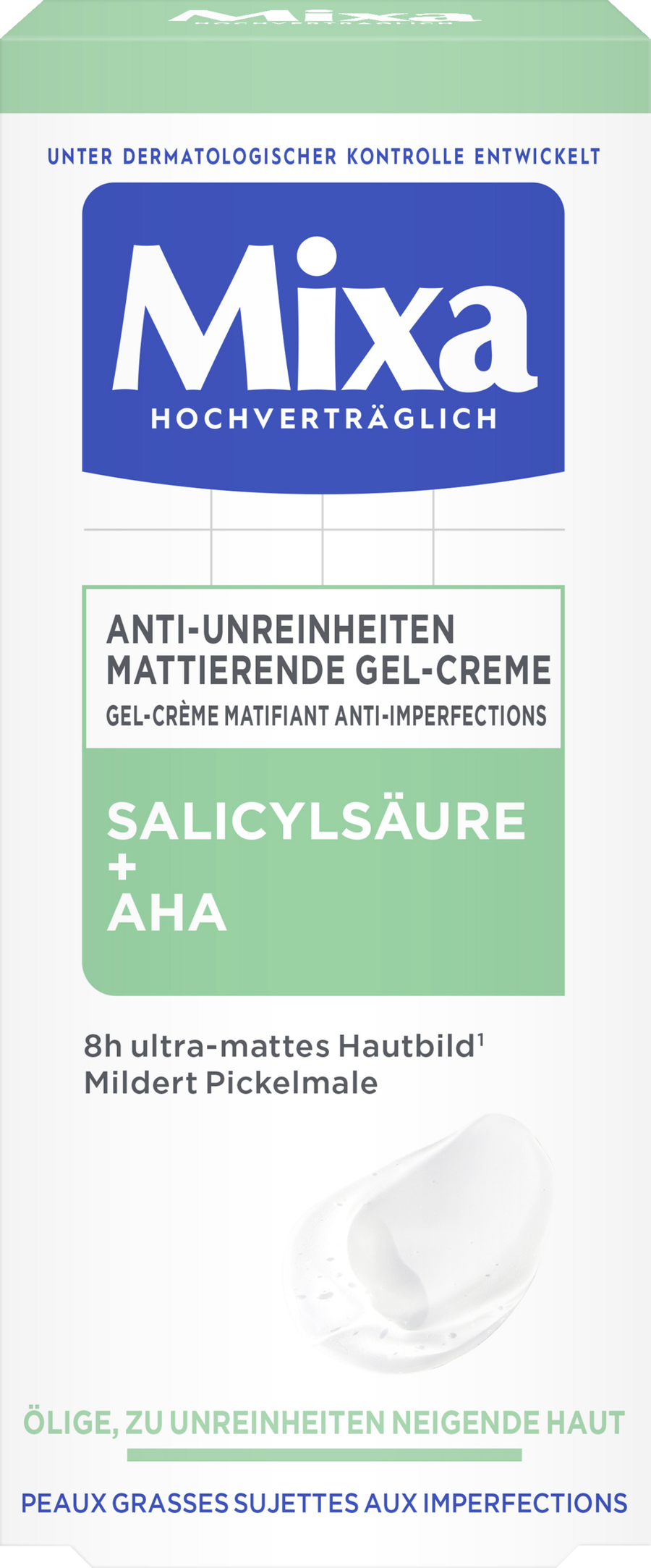 

Дневной крем Mixa Anti-Unreinheiten Mattierende Gel-Creme