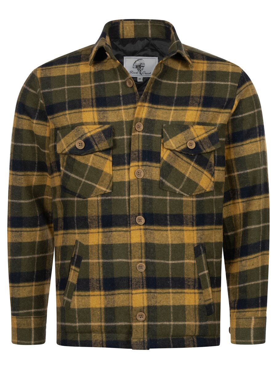 

Рубашка на пуговицах классического кроя Rock Creek, темно-зеленый