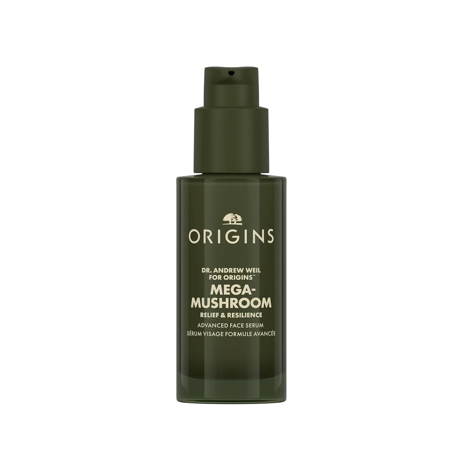 Сыворотка Origins — Усовершенствованная для лица Mega-Mushroom | Уменьшает видимое покраснение и укрепляет, 45 мл