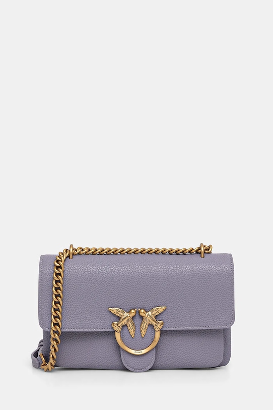 

Кожаная сумка Pinko, фиолетовый