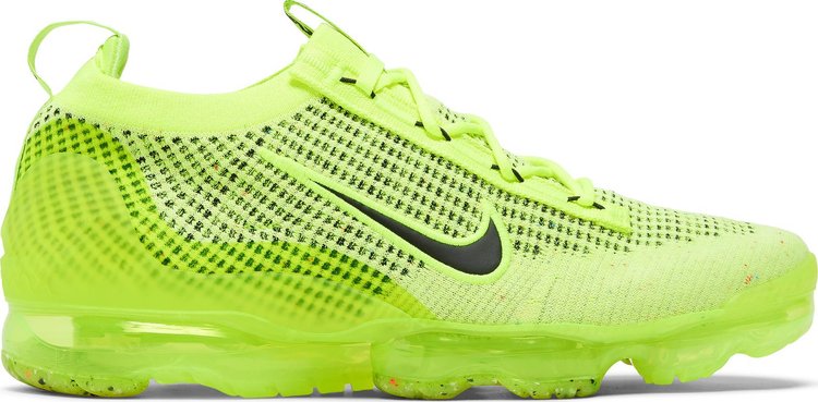 

Кроссовки Air VaporMax 2021 Flyknit Next Nature 'Volt Black', зеленый, Желтый, Кроссовки Air VaporMax 2021 Flyknit Next Nature 'Volt Black', зеленый