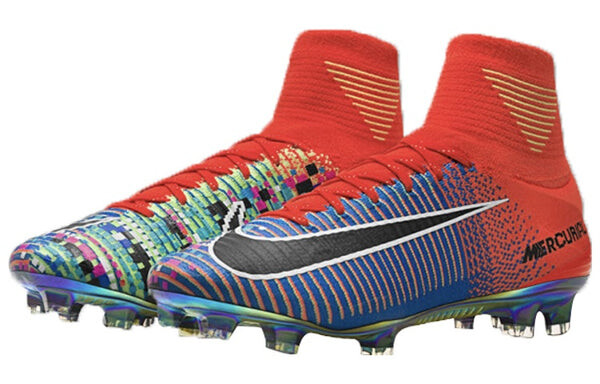 Кроссовки ea sports x mercurial superfly Nike, красный — фото 2
