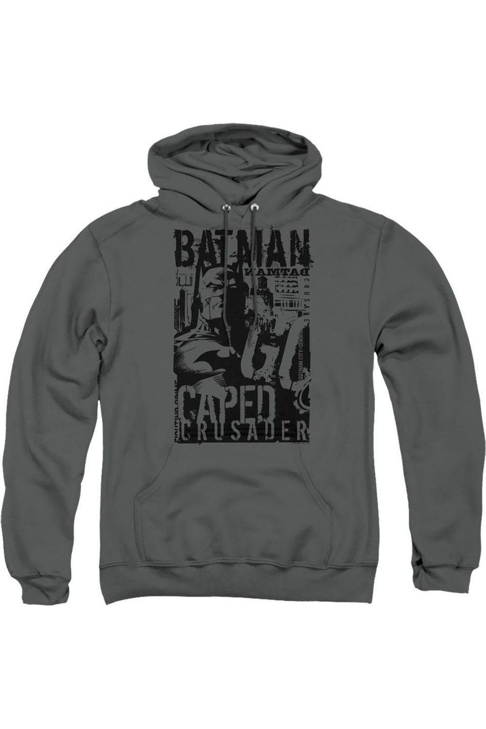 

Толстовка с капюшоном Batman Caped Crusader для взрослых Gildan, цвет charcoal