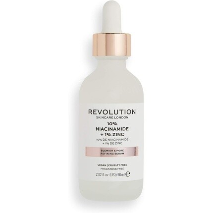 Сыворотка с ниацинамидом и цинком от прыщей и пор 60мл, Revolution Skincare London — фото 3