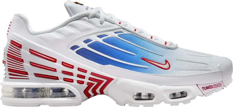 

Кроссовки Air Max Plus 3 'Vivid Blue Gradient', белый, Синий, Кроссовки Air Max Plus 3 'Vivid Blue Gradient', белый