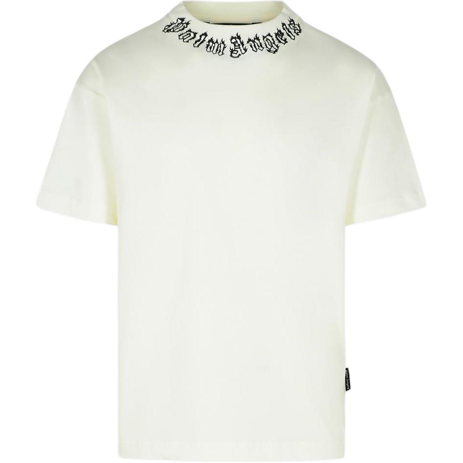 

Футболка с логотипом на шее PALM ANGELS, белый