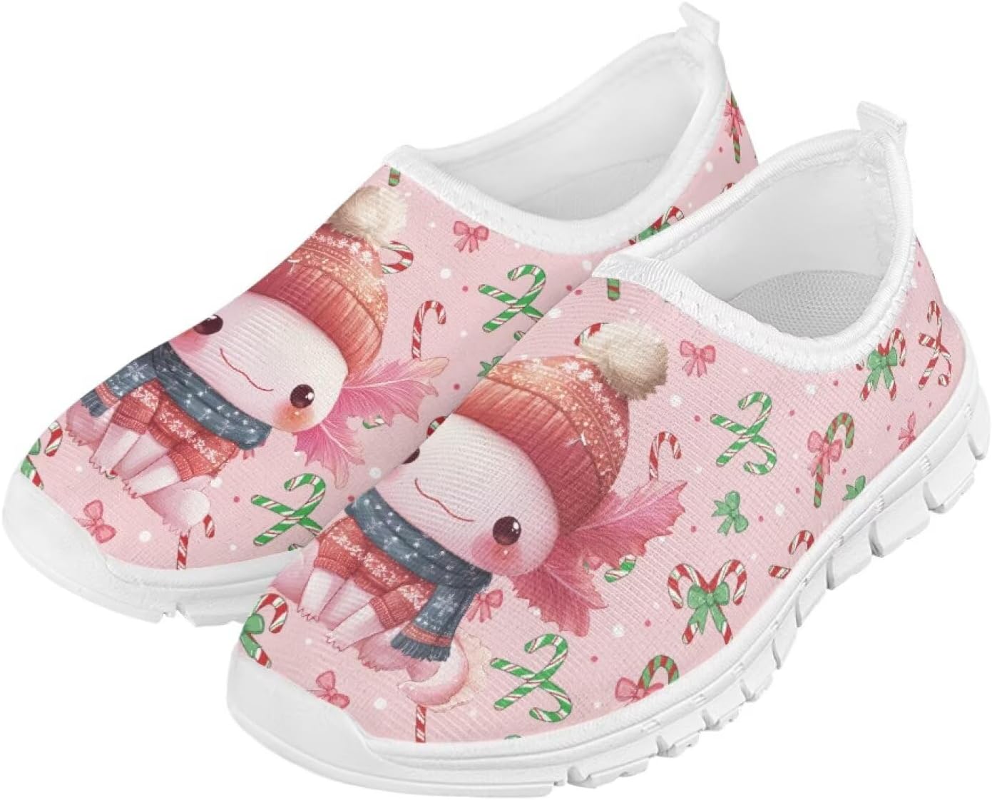 

Кроссовки с легким надеванием Doojoayie для мальчиков, дышащие, для активных детей, летние спортивные кроссовки, Cute Axolotl