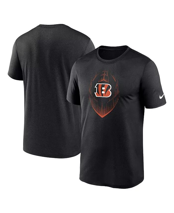 

Мужская черная футболка Cincinnati Bengals Primetime Legend Icon Performance Nike