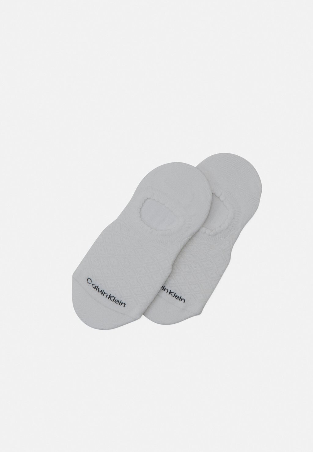 Носки Women Footie High Cut Open Work 2 Pack Calvin Klein, белые — фото 2