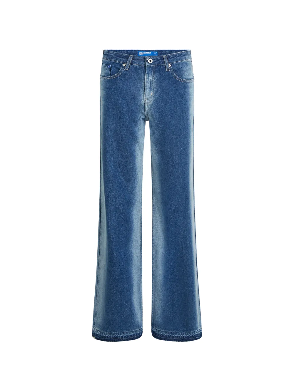 

Джинсы с эффектом омбре Karl Lagerfeld Jeans, синий